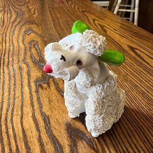 Antique Ceramic Spaghetti Poodles!  Set of 2
